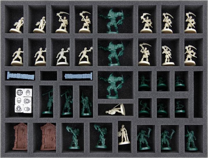 Actual product image Feldherr HB02SET - Foam set + token holder for HeroQuest (2021) base game + The Bas (Foam material)