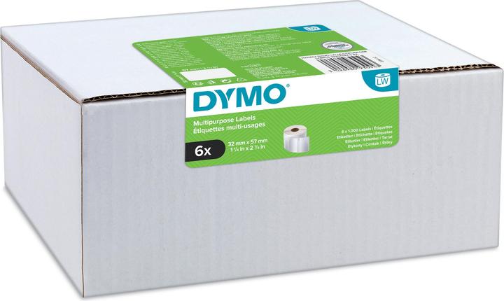 Dymo Vielzweck-Etiketten 32 x 57 mm 6x 1000 St.