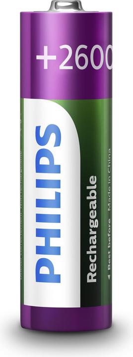 Actual product image Philips Rechargeable (4 pcs., AA, 2600 mAh)