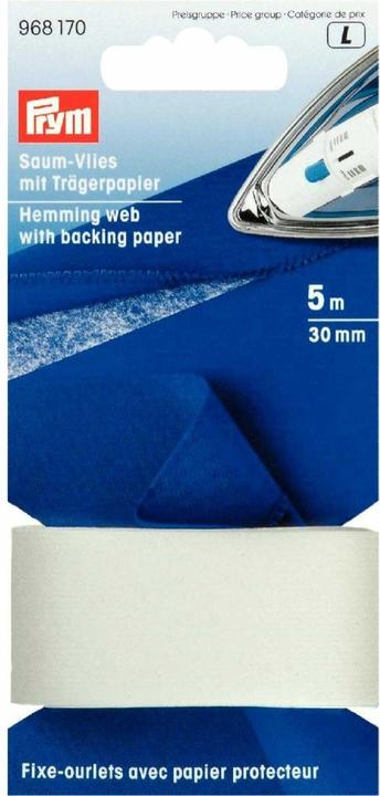 Image du produit Prym Papier de support en molleton d'ourletonnage