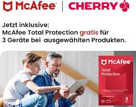 Immagine prodotto CHERRY DW 9500 Slim + McAfee 1Y 3 User (DE, Senza fili)
