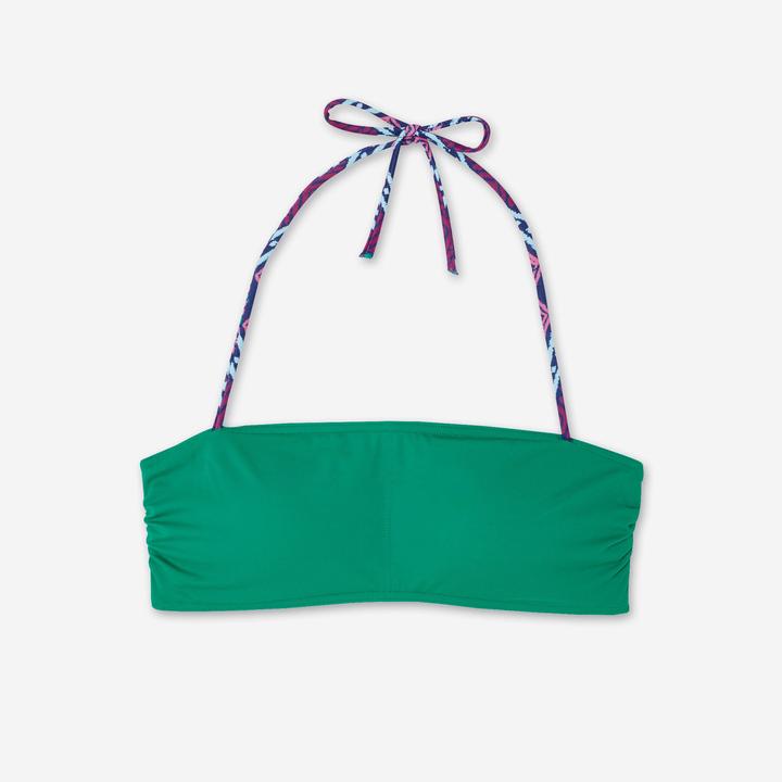 Immagine prodotto Olaian Bikini-Oberteil Damen Bandeau Surfen Lori grün (70 A)