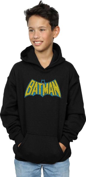 Immagine prodotto Batman Crackle Logo Felpa con Cappuccio Ragazzi (152, 158)