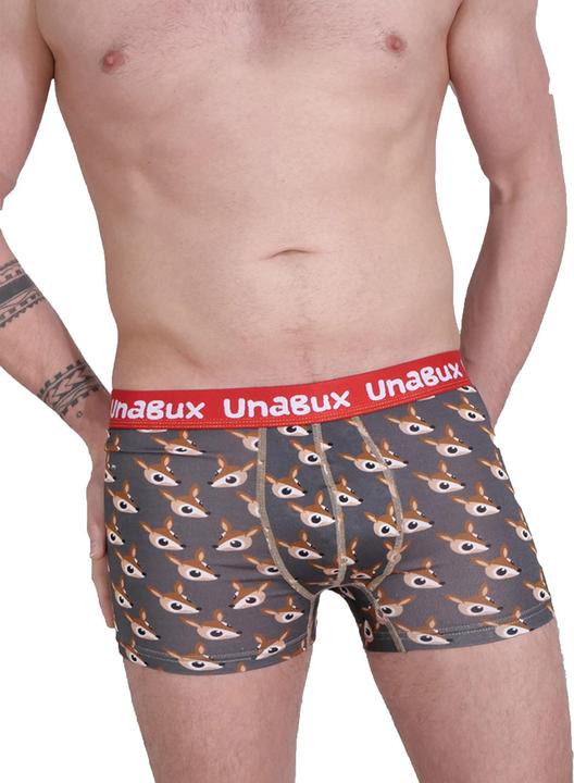 Immagine prodotto Unabux Boxer BLACK WHITE RABBIT (XL, Confezione singola)