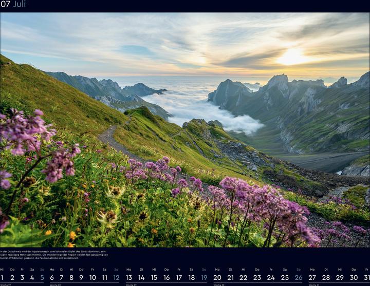 Immagine prodotto Faszinierende Alpen - Wandkalender 2026 (60 x 45 cm, Copertina rigida, Tedesco)