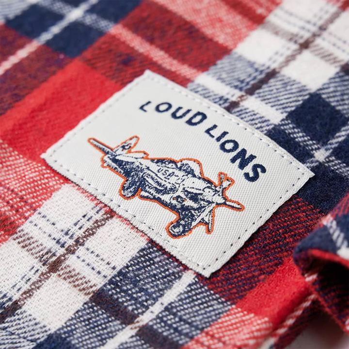 Image du produit VidaXL Chemise enfant à carreaux rouge et bleu marine 92,Matière : 100 (92)