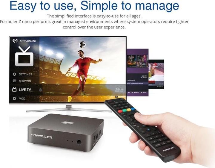 Image du produit Formuler Z Nano (4 Go, IPTV (ready))
