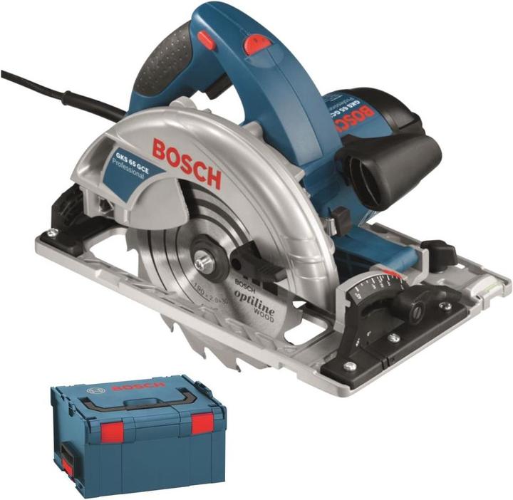 Bosch Professional Handkreissäge GKS 65 GCE, mit L-BOXX