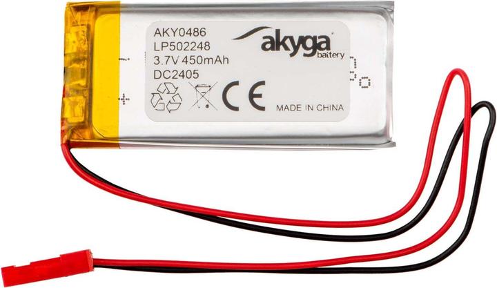 Actual product image Akyga LP502248 Akkupack x Spezial-Akku LiPo 3.7 V 450 mAh (3.70 V, 450 mAh)
