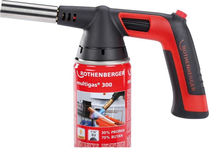 Image du produit Rothenberger Brûleur Rofire 4 Piezo + Multigas 300 Set