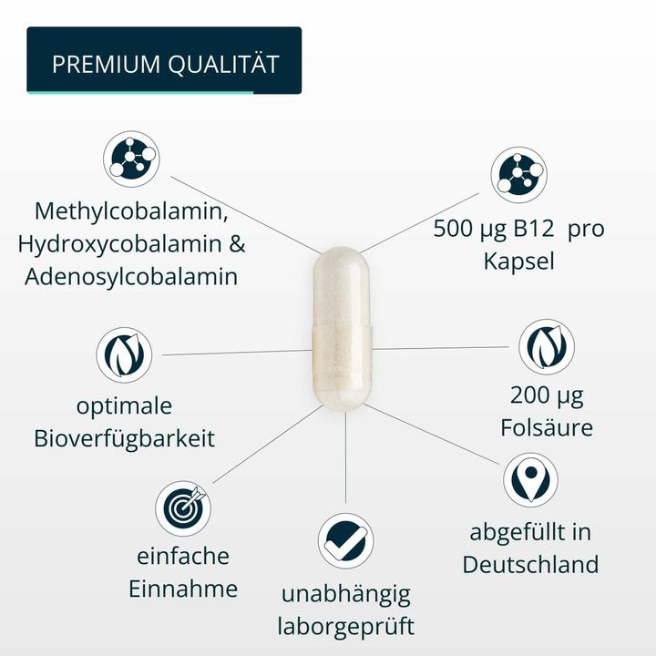 Produktbild Brandl Vitamin B12 Folsäure (1 Stück, Kapseln, 40 g)