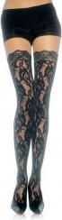 Actual product image Leg Avenue Rose Lace Stockings (One size)