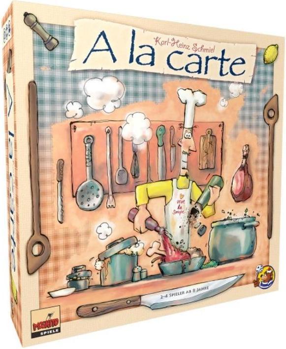 Produktbild HG101 - A la carte, Figuren-/Kartenspiel, 2-4 Spieler, ab 8 Jahren (DE-Ausgabe) (Deutsch)