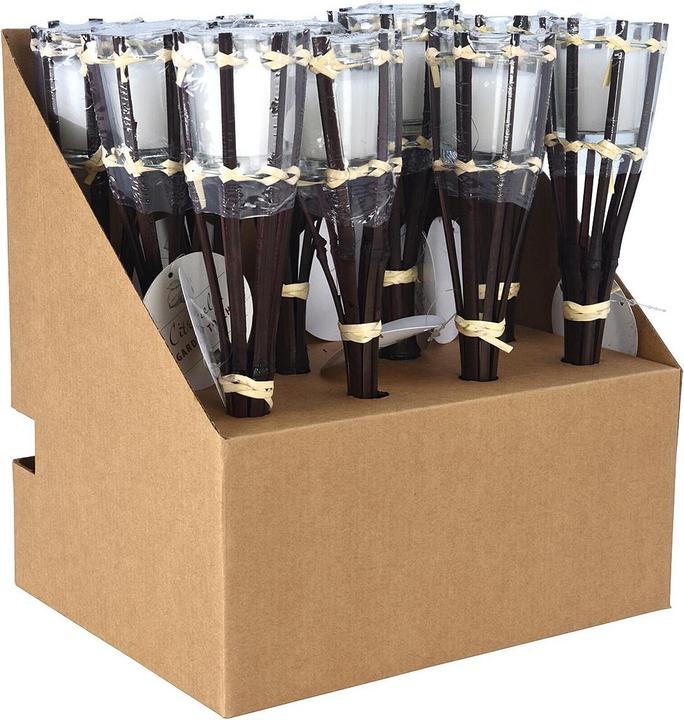 Image du produit Torche de jardin cire bambou 30cm