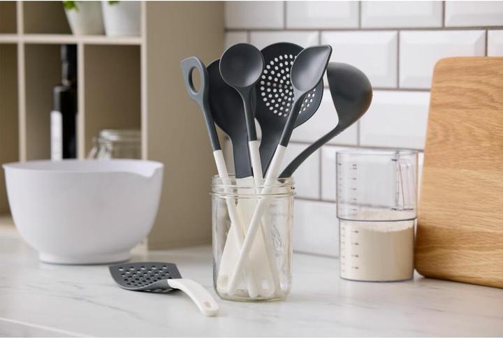Actual product image Rosti Cooking spoon with hole NEW Optima 31 x 5.5 x 1 cm White nylon