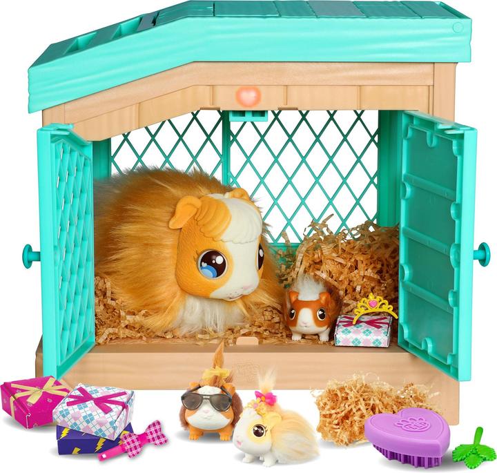 Produktbild Little Mama Surprise mit Stall und 3 Überraschungsbabys (33.10 cm)