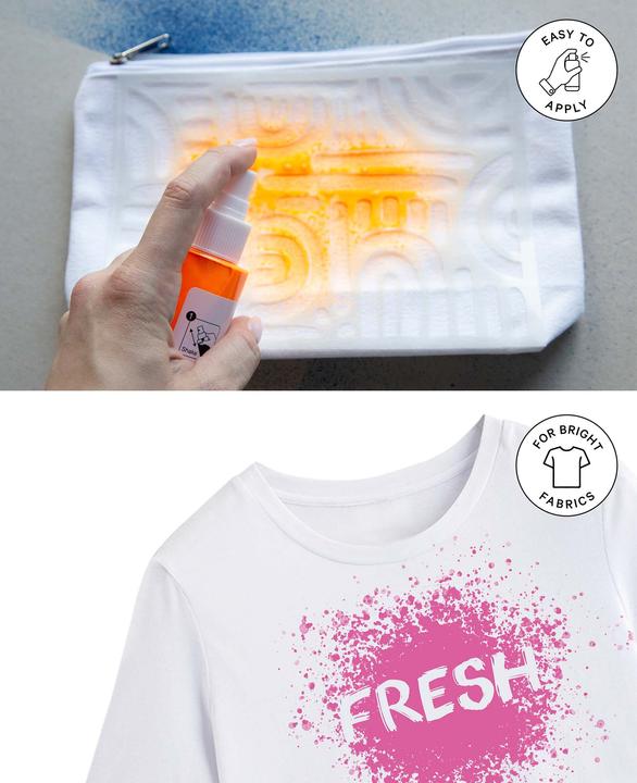 Actual product image I Am Creative Textile spray set, 100ml, 3 pcs. (Black, Neon yellow, Neon orange, 100 ml)