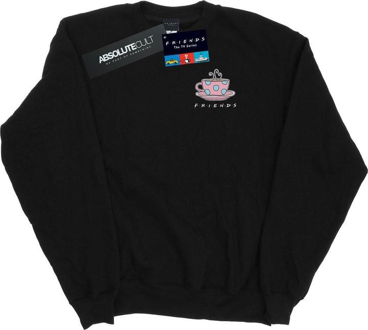 Friends Coffee Cup Breast Print Sweatshirt (XXL)