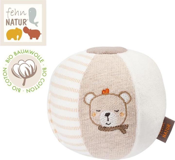 Actual product image Fehn Soft ball donkey & teddy NATUR