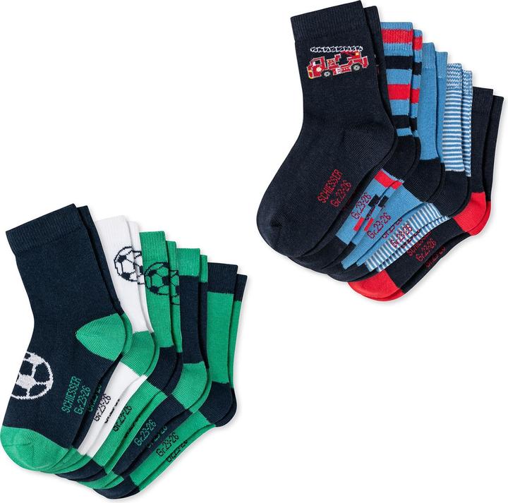 Image du produit Schiesser Chaussettes de loisirs Mélange de motifs (paquet de 10, 23 - 26)
