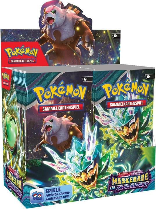 Actual product image Pokémon Twilight Masquerade (German, Booster display)
