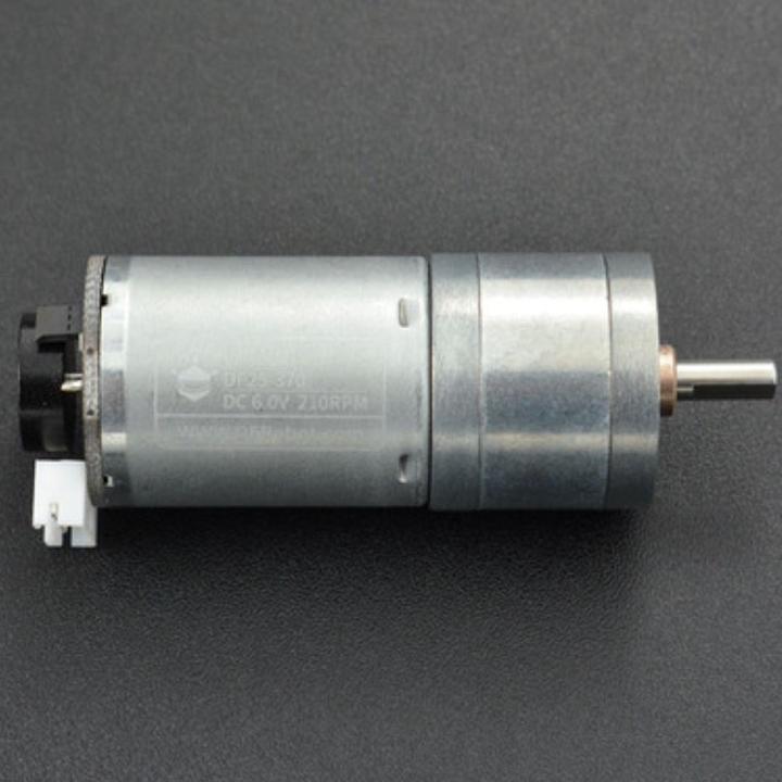 Image du produit DFRobot 6V 210 RPM 10Kg*cm Motoréducteur DC avec encodeur