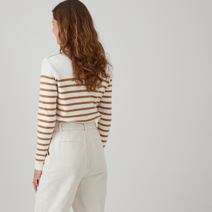 Actual product image La Redoute Collections Organic cotton sailor jumper (L)
