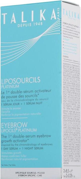 Produktbild Talika Eyebrow Lipocils Platinum (Serum, 15 ml, Tag + Nacht)