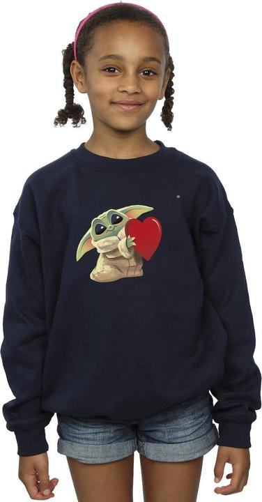 Produktbild Star Wars The Mandalorian The Kids With Heart Sweatshirt Mädchen (140, 146)