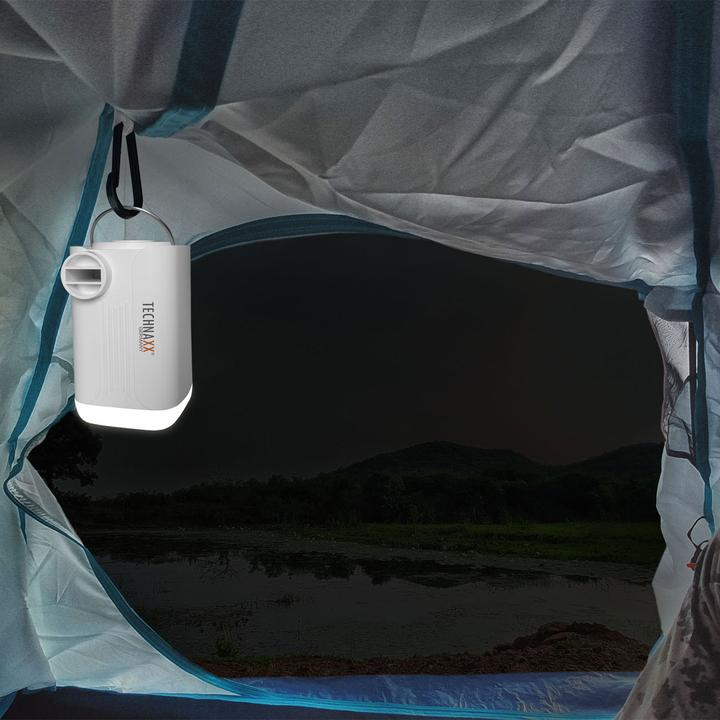 Image du produit Technaxx Mini pompe à air à batterie avec lampe LED