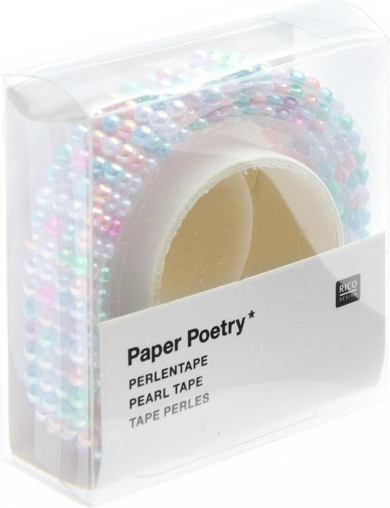 Image du produit Rico Design Perlensticker Paper Poetry 50 cm, 1 Stück Mehrfarbig