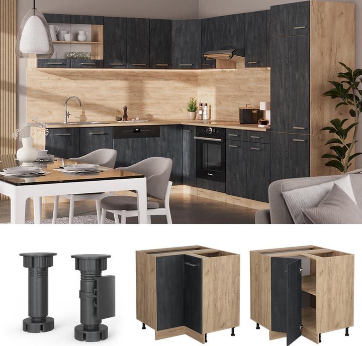 Actual product image Vicco Eckunterschrank R-Line (75.5 x 46 x 81.5 cm)
