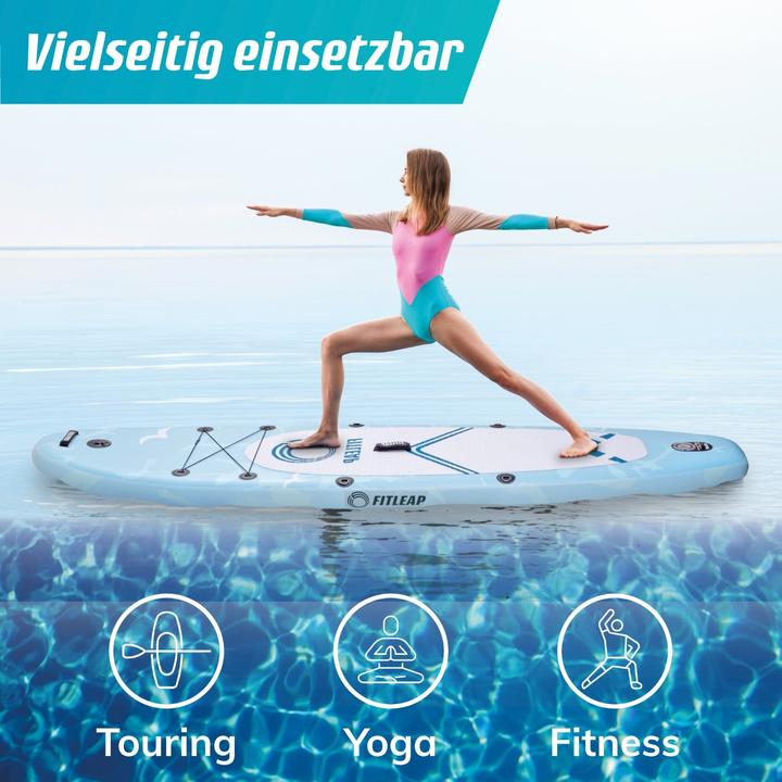 Actual product image Fitleap Premium Stand Up Paddle Board aufblasbar - SUP Board Set (10'5")