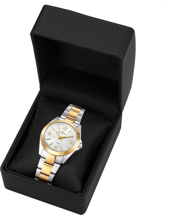 Produktbild Damen Quarzuhr Majestia Edelstahl Silber/Gelbgold - 32448 (Analoguhr, 37.50 mm)