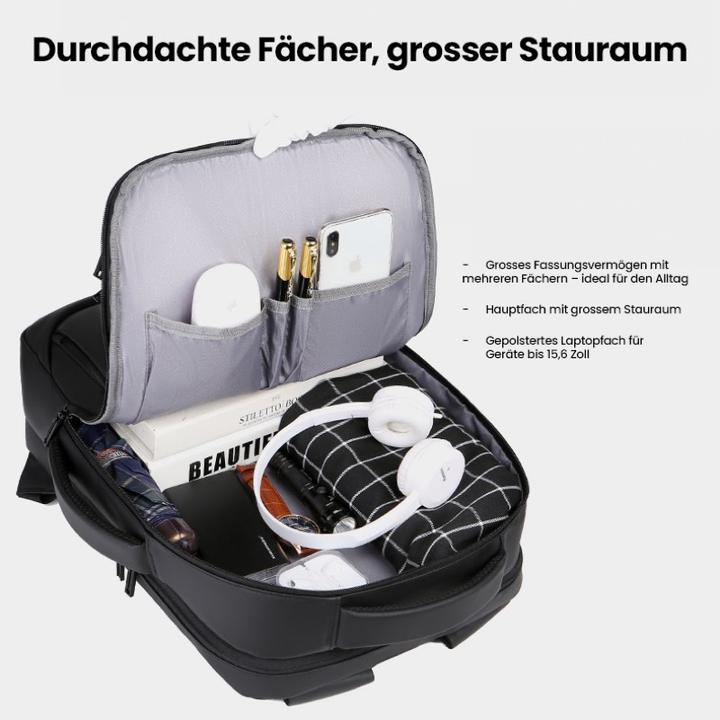 Produktbild Okade - S58 Business-Rucksack mit USB-Anschluss - Für Laptops bis 15,6” - Schwarz