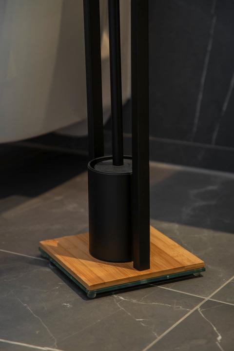 Actual product image Wenko Toilet set Bambusa Black