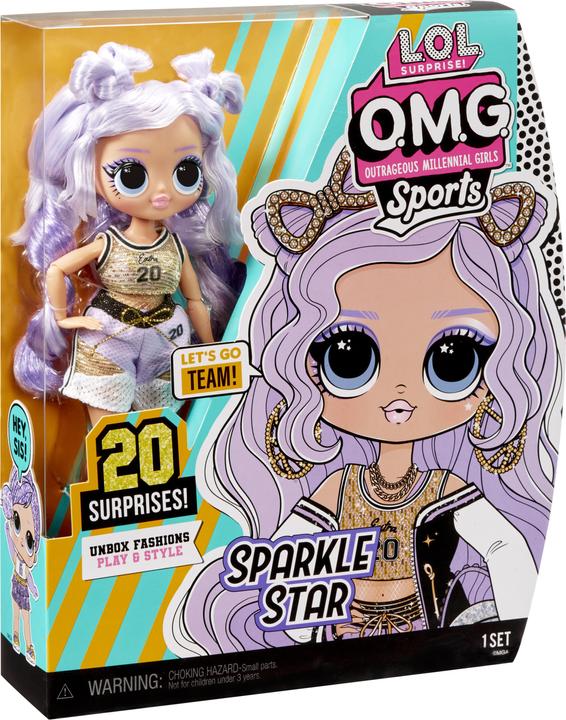 Actual product image MGA L.O.L. Surprise! OMG Sports Doll S3- Sparkle Star