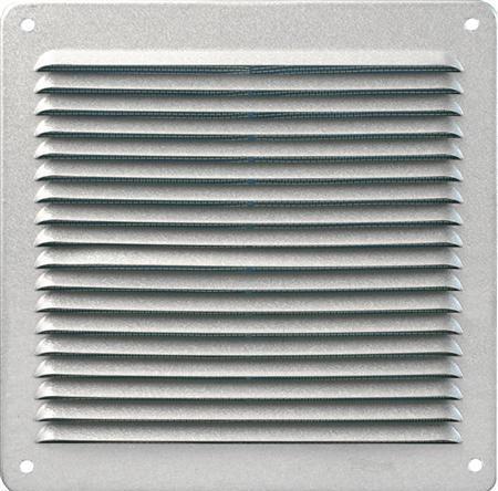 Immagine prodotto Maico Murrist 228x228 mm, aluzinc con rete zanzariera e fori per le viti, da montare all'esterno