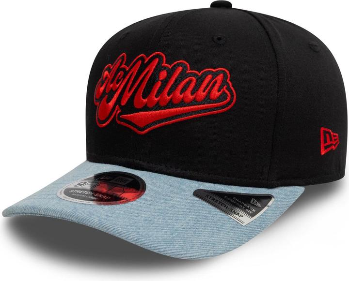 New Era 9Fifty Stretch Snapback Cap - DENIM AC Mailand - M/L (M/L)