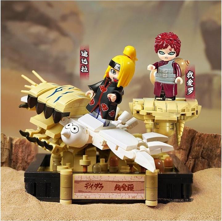 Immagine prodotto Qman Diorama Gaara contro Deidara