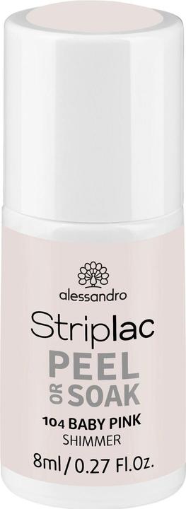 Produktbild Alessandro Peel or Soak (104 Baby Pink, Abziehbarer Nagellack)