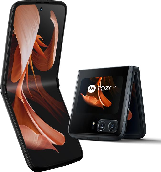 Produktbild Motorola Razr 22 (256 GB, Satin Black, 6.70", SIM + eSIM, 50 Mpx, 5G)