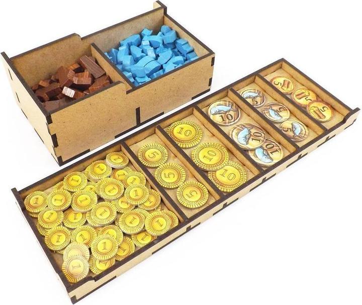 Produktbild Feldherr NUSS - Brettspiel Organizer für Nusfjord und Erweiterung Schollen-Deck
