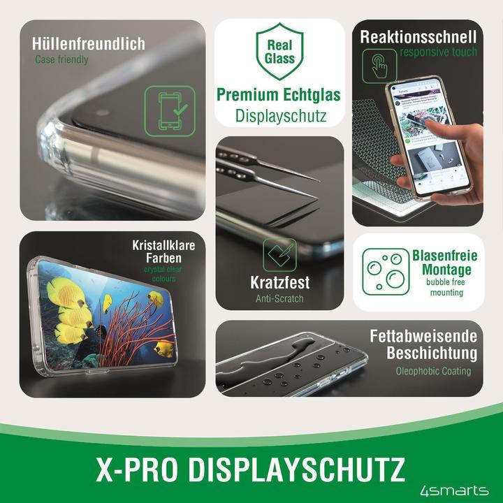 Produktbild 4smarts Second Glass X-Pro (1 Stück, Samsung Galaxy A22, Samsung Galaxy A32)