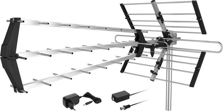 Cabletech Antenne directionnelle active pour la télévision numérique terrestre DVB-T2