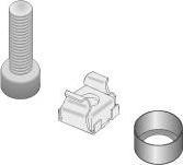 Actual product image Schroff Mounting material for 48.30 cm (19") components, M6, 32x (26.14.0010)