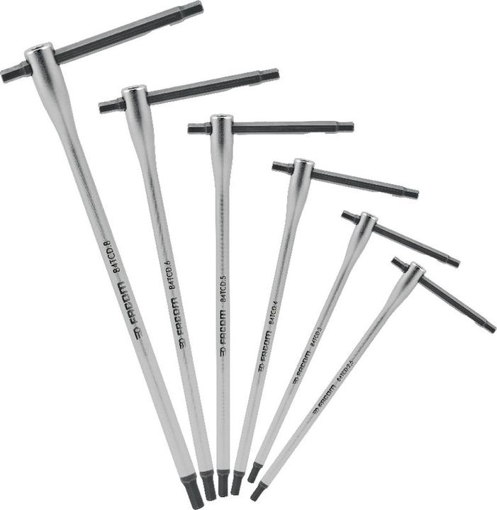 Image du produit Facom Jeu de clés mâles coudées à six pans