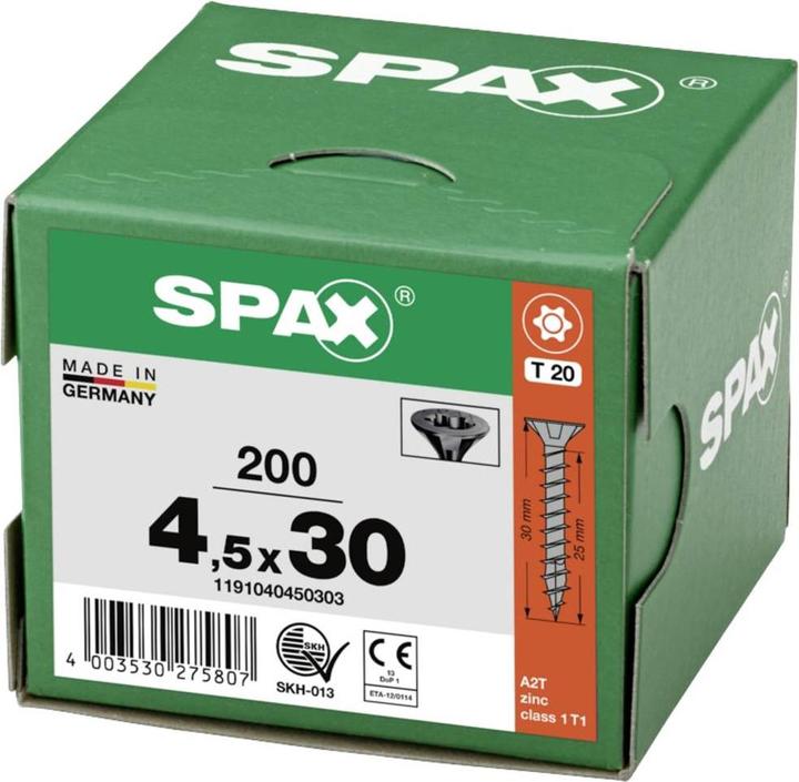 Immagine prodotto Spax Viti mordenti per pannelli truciolati (200 Viti per pezzo)