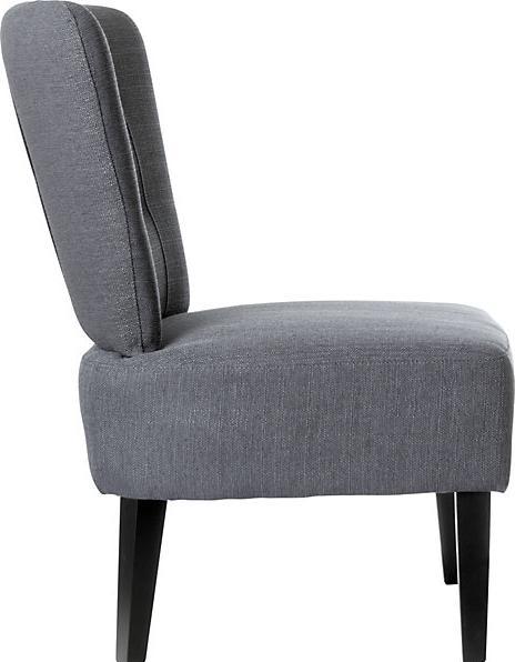 Image du produit Paperflow Fauteuil BRIGHTON, pieds en bois massif, anthracite.