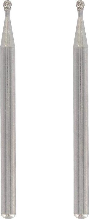 Dremel Diamantbestückte Fräser Ø 2,0 mm (2 Stück)